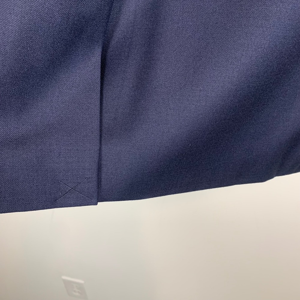 Lauren Ralph Lauren Blazer Mens 44L Navy Blue Gold Crest Button Wool Jacket - Picture 13 of 13